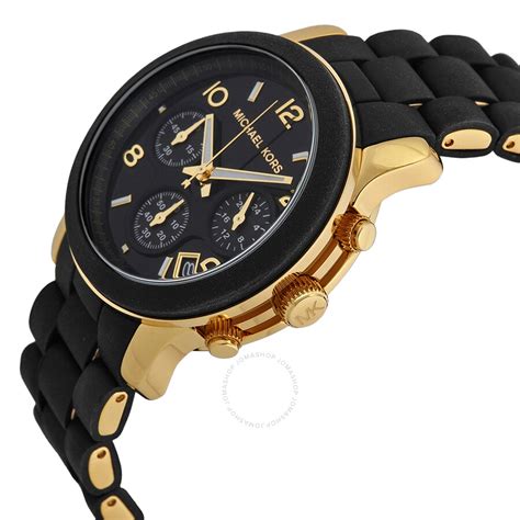 michael kors black iridescent watch|Michael Kors black watch women's.